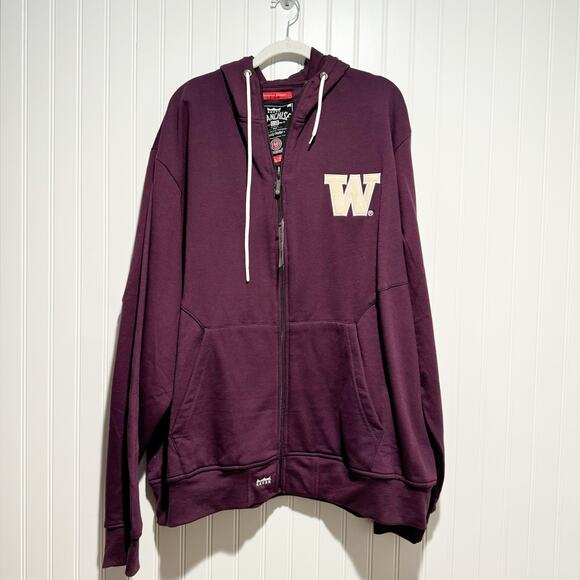 Franchise Club Other - Franchise Club University Of Washington Huskies Zip Up Sweatshirt Mens 2XL